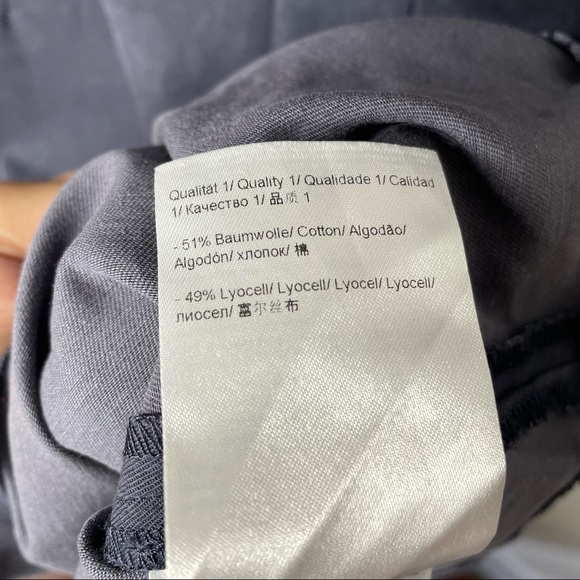 Escada Sport Faux Wrap A-Line Dress V-Neck Blue Size S - Picture 6 of 10